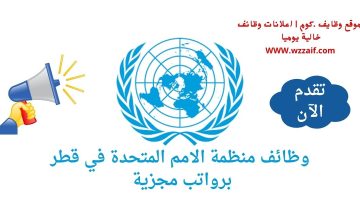 اعلان منظمة الامم المتحدة