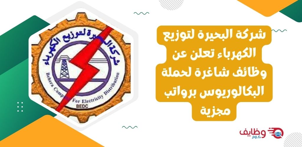 وظائف شركة الكهرباء في البحيرة لحملة المؤهلات العليا برواتب تنافسية